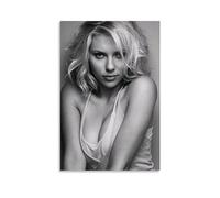 TNERPAR Scarlett Johansson Póster Pintura Decorativa Lienzo Arte de Pared Salón Póster Dormitorio Pintura, Arte de Pared Impresión de Imagen Moderna Decoración de Habitación Familiar 40 x 60 cm (40 x