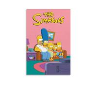 TNERPAR The Simpsons Family Poster Pintura Decorativa Lienzo Arte de Pared Salón Póster Dormitorio Pintura, Arte de Pared Impresión de Imagen Moderna Decoración de Habitación Familiar 30 x 45 cm (30 x