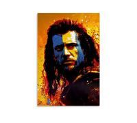 TNERPAR William Wallace Braveheart Póster Pintura Decorativa Lienzo Arte de Pared Salón Póster Dormitorio Pintura, Arte de Pared Impresión de Imagen Moderna Decoración de Habitación Familiar 08 x 12
