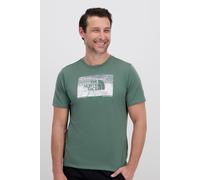 THE NORTH FACE NF0A8BQVHCH M Foundation Abstract Graphic tee T-Shirt Hombre Duck Green Tamaño M