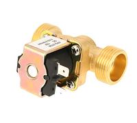 Tnfeeon 1 Válvula Solenoide Eléctrica DC12V G3/4 Control de Agua Normalmente Cerrado con Clasificación de Presión de 116 Psi para Sistemas de Riego El Funcionamiento Eléctrico en Tiempo Real Permite