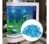 Tnfeeon 100 Biobolas de Acuario Medios Filtrantes de Plástico para Cultivo de Bacterias Nitrificantes Tanques de Agua Dulce y Salada Eliminación Efectiva de Nitrito de Amoníaco Tamaño Compacto Se