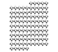 Tnfeeon 100 Juegos de Botones a Presión de Punta de 10 Mm, Botón de Presión de Punta de Acero Inoxidable, Cierre a de Metal con Diseño Hueco para Coser, (Cuenta negra plateada con bordes negros)