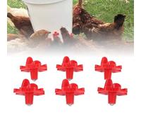 Tnfeeon 15 piezas de bebedero de pollo kit de pezones agua de aves de corral horizontales automáticos pezones de aves de corral montaje lateral horizontal bebedores pezones agua