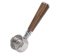 Tnfeeon 2 Oídos con Filtro de Puerto de 51 Mm para EC0310, Hecho de Acero Inoxidable en un Grado de Alimentación Hecho de Acero Inoxidable para Baristas Caseros (Escriba una rama de ácido negro)