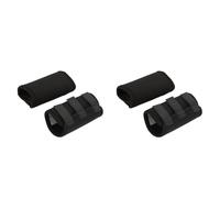 Tnfeeon 2 Pares de Muñequeras para Patas Delanteras de, Rodillera, Soporte Carpiano, Ungüento, Protector de, Deformación para Perros con Lesiones de Artritis, Negro (M)