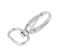 Tnfeeon 20 Cierres para Bolsas de Aleación de Zinc, Clips de Gatillo Giratorios Duraderos para Llaveros, 20 Mm para Proyectos de Bricolaje y Uso Diario (20MM)