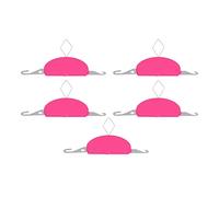 Tnfeeon 5 Enhebradores de Agujas Flexibles, Herramientas de Costura Portátiles y Livianas para Hacer Joyas, Artesanías, Uso Doméstico, Diseño Pequeño y Compacto, Se Adapta a la Mayoría de las (Rosa