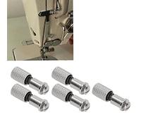Tnfeeon 5 Uds Abrazadera de Pie de Resorte Accesorios de Costura de Acero Inoxidable FáCil de Cambiar Prensatelas Resistentes y Duraderas Abrazadera de Tornillos de Cambio de Pie para MáQuina de Coser