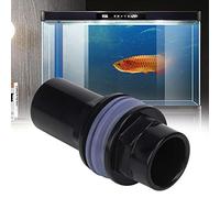 Tnfeeon 5 Unids/Set Conector de tubería de Acuario, Filtro de Tanque de Pescado de PVC Junta de Tubo de Agua Conector de Tubo Recto Accesorios de Tanque de Pescado(40mm)