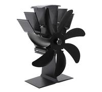 Tnfeeon 7 Ventiladores de Rebaño Termoeléctrico de Aleación de Aluminio de Velas de Ala/aluminio para la Chimenea - Instalación No Eléctrica, Consciente Ambientalmente Consciente, Ofrece un Ciclo de