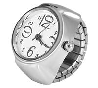 Tnfeeon 8colors Niñas Análoga Rounte Anillo Anego Reloj de Bailes, Estilo de Anillo Especial Exclusivo para Uso Diario, Mantenimiento Preciso de Tiempo, Estuche de Liga y Banda de Acero Inoxidable