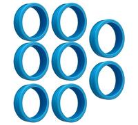 Tnfeeon 8pcs Supresión de frenesí de la Caja de Equipaje Absorbente de Choque -Protección de Arañazos de Casos, Reducción de Ruido de Silicona Dura Cubierta Protectora para Muebles Se Adapta a la