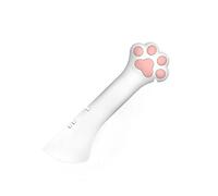 Tnfeeon Abridor de Tarros para Gatos Diseño de Pata de Gato Tarro Tapa de Botella Abrelatas Multifunción Cuchara Enlatada para Mascotas Suministros para Latas de Alimentos (Blanco)
