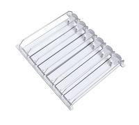 Tnfeeon ABS Bebida Blanca Glide Automática de Empuje para el Refrigerador, Capacidad para 12 Onzas 16 Oz 16.9 Onzas 20 Dosis, Residuos Eficientes sin Inclinación (31CM)