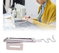 Tnfeeon Accesorio para Máquina de Coser Al Bies en ángulo Recto con Cinta, Carpeta de Metal en ángulo Recto, Se Adapta a Máquinas de Cabezal Alto con una Sola Aguja, Entrada de 26 Mm, Perfecto para