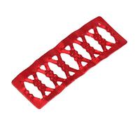 Tnfeeon Accesorios para Trenzas Rosas, Cuentas de Aluminio para el Cabello, 100 Piezas de Joyas Coloridas para Rastas y Trenzas (rojo)