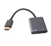 Tnfeeon Adaptador a USB C Convertidor de Vídeo de Aluminio 4K 60Hz PD 100W Plug and Play para Gafas AR para Teléfono Portátil RayNeo XR
