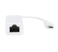 Tnfeeon Adaptador Ethernet Micro USB a RJ45 USB 2.0 10 Mbps Control de Negociación Automática para una Configuración de Servidor Doméstico de LAN Cableada Estable con Pérdida Reducida de Paquetes