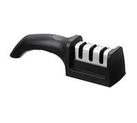 Tnfeeon Afilador de Cuchillos Profesional, Herramienta Manual de 3 Ranuras de Acero Inoxidable para Retención de Bordes sin Esfuerzo Pesa 7 Oz Diseño Portátil Liviano Ideal para Cocineros Caseros y