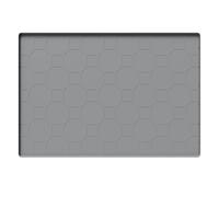 Tnfeeon Alfombrilla Grande para Caja de Gatos, 38 X 26 Pulgadas, Seguimiento Trampas Silicona el área la Alfombra del Gatito, Almohadilla Alimentación Multiusos Gatos y Perros (Adén*algodón)