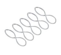 Tnfeeon Anillo de Sellado de Aleación para Ollas a Presión, 5 Piezas de Anillo de Sellado de Silicona de Grado Alimenticio, Fácil de Limpiar, Sello de Silicona de Grado Alimenticio para Uso con (22CM)