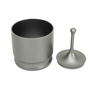 Tnfeeon Anillos DE Dosificación DE Aleación DE Aluminio Presiona PREPENTA PODIZA DE PODIENTO CEDIDO DE CAFÉ PODILLO PARA BARISTAS PROFESIONALES (GREY)