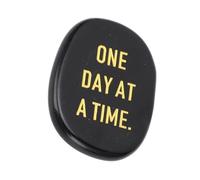 Tnfeeon Ansiedad para la Piedra Calmante, Piedra de Preocupación para Aliviar el Estrés, Curación de Redstone para la Paz Interior en el Hogar y la Oficina (Obsidiana)