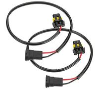 Tnfeeon Arnés Adaptador H11 a 9006, Conector de Conversión de Luz Antiniebla de Faro Precableado ABS, 2 Piezas de Cable de Extensión de 40 Cm Enchufes Plug and Play para Cableado de Lámpara de Auto