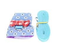 Tnfeeon Arnés de Conejo Chaleco Ajustable Suave Correa de Pecho Conjunto de Correa para Mascotas Pequeñas Caminar Al Aire Libre (XS)