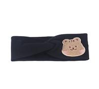 Tnfeeon Banda de Algodón de Algodón Modelo de de Súper Estiramiento, Cubierta de la Cabeza para Bebés y Niños Pequeños Adaptados a Niños de 0 a 8 Años (BLACK)