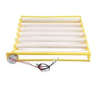 Tnfeeon Bandeja de Incubación de Huevos, Volteador de Huevos Completamente Automático, Capacidad de 42, Ideal para Uso Doméstico y Escolar (12V)