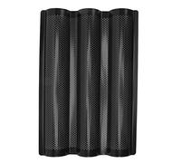 Tnfeeon Bandeja para, Bandeja para Hornear Francesa de Acero Inoxidable con Diseño Perforado en Forma de U para un Calentamiento Uniforme, Perfecta para Masa Madre y Pan Artesanal de 15,2x9,8