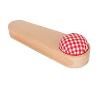 Tnfeeon Bloque Prensador para Costura con Alfiletero, Accesorio de Planchado de Madera Lisa y Madera Dura for Costura Acolchado Confección Sastrería