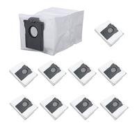 Tnfeeon Bolsas de Recipiente L10s Ultra Gen 2/Gen3/X40/X50 Ultra L10s Pro Heat L40 Mova E30 P50 Pro Robot Aspirador 99,9% Filtración Bolsas de Polvo de Repuesto Paquete de 10 para Robot Aspirador