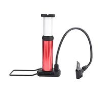 Tnfeeon Bomba de Bicicleta Activada por el Pie Aleación de Aluminio Inflado Portátil para Ciclistas Bicicletas de Montaña de Carretera Balones Deportivos Operación sin Complicaciones Compacto 12.3