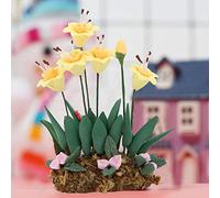Tnfeeon Bonsái en Miniatura de Resina, Accesorio Realista para Casa de Muñecas 1:12, árbol de Resina Finamente Elaborado Que Mide 2,8 X 1,8 Pulgadas para Coleccionista, Decoración del Hogar, Uso de