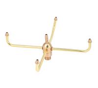 Tnfeeon Boquilla de Fuente, Boquilla de Fuente de Agua Giratoria de Latón de 4 Brazos para Piscina de Estanque de Jardín de Rosca Macho G1/2 Hembra G3/4