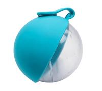 Tnfeeon Botella de Agua para Perros, Dispensador de Viaje para Mascotas de ABS con Recipiente de Silicona Plegable, Diseño de con Clip a Prueba de Fugas de 8,8 X,7 X 10,5 Cm, para Caminar, (Botella
