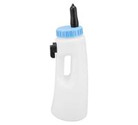 Tnfeeon Botella de Alimentación de Terneros Vertical de 2.5L con Válvula de Control Engrosada PE Botella de Enfermería para Terneros para y Corderos