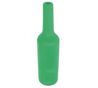 Tnfeeon Botella de Práctica de Silicona para Coctelería, Botella de Entrenamiento Suave, Irrompible, Resistente a Caídas, con Agarre Suave y Cómodo para Aprender Técnicas de Coctelería (GREEN)