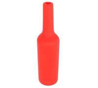 Tnfeeon Botella de Práctica de Silicona para Coctelería, Botella de Entrenamiento Suave, Irrompible, Resistente a Caídas, con Agarre Suave y Cómodo para Aprender Técnicas de Coctelería (rojo)