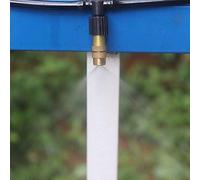 Tnfeeon Cabezales de Aspersor de Pulverización de Latón Ajustables, 10 Uds., para Jardinería, Riego de Balcones y Refrigeración por Humidificación de Invernadero