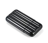 Tnfeeon Caja de Cigarros de Fibra de Carbono, Contiene 3 Cigarros de hasta 57 Calibre de Anillo Soporte para el Tubo de Viaje Ligero Humidor para Hombres, Negro