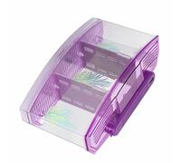 Tnfeeon Caja de Cría de Peces de Triple Cámara, Iluminación LED Ajustable Mejora la Visibilidad de los Alevines con Seis Luces Válvula de de Agua Fácil para Recargas sin Estrés Plantas Artificiales