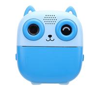 Tnfeeon Cámara de Impresión Instantánea 48MP 1080p Cámara de Video Digital Térmico Doble HD para Viajar, Selfies, Spel Spel tamaño: 2.4 Pulgadas (1 Dispositivo) (Blue)