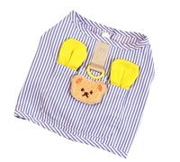 Tnfeeon Camisa Tipo Chaleco para Perros, Camiseta sin Mangas de Algodón a Rayas para Perros Pequeños, Ropa Cómoda y Ligera para el Verano, Ideal para Ositos y Pomerania (XXL)