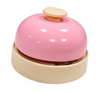 Tnfeeon Campana de Llamada para Mascotas, Material Metálico, Botón Sensible Diseñado para Adiestramiento de Perros y Gatos, Uso a la Hora de la Cena (Pink)