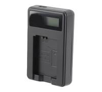 Tnfeeon Cargador de Batería para Cámara NP-FW50 Pantalla LCD de Carga Rápida Peso de 2 Oz para Fotógrafos Fuente de Alimentación Micro USB Compacta Que Muestra el Estado en Tiempo Real Uso en