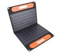 Tnfeeon Cargador de Panel Solar Portátil de 60 W, Panel Solar Plegable Monocristalino de 18 V con 2 Salidas USB Tipo C CC, Cargador Plegable para Central Eléctrica, RV, Camping, Senderismo